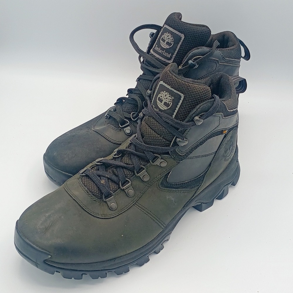 Timberland Mens White Ledge Black Size 13 Waterproof Hiking Boots 2731R